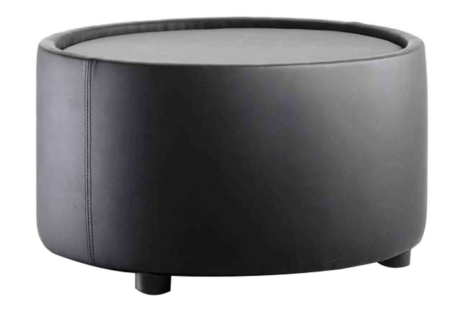 Zola Round Leather Coffee Table