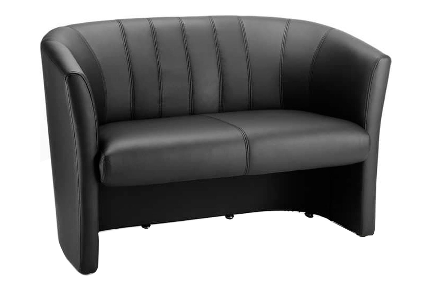 Zola Leather Twin Tub Sofa, Express Delivery