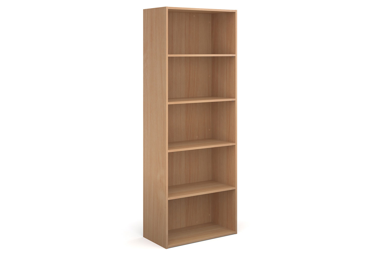 Value Line Classic+ Office Bookcases, 4 Shelf - 76wx39dx203h (cm), Beech, Express Delivery