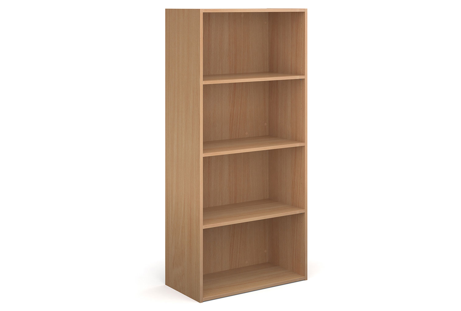 Value Line Classic+ Office Bookcases, 3 Shelf - 76wx39dx163h (cm), Beech, Express Delivery