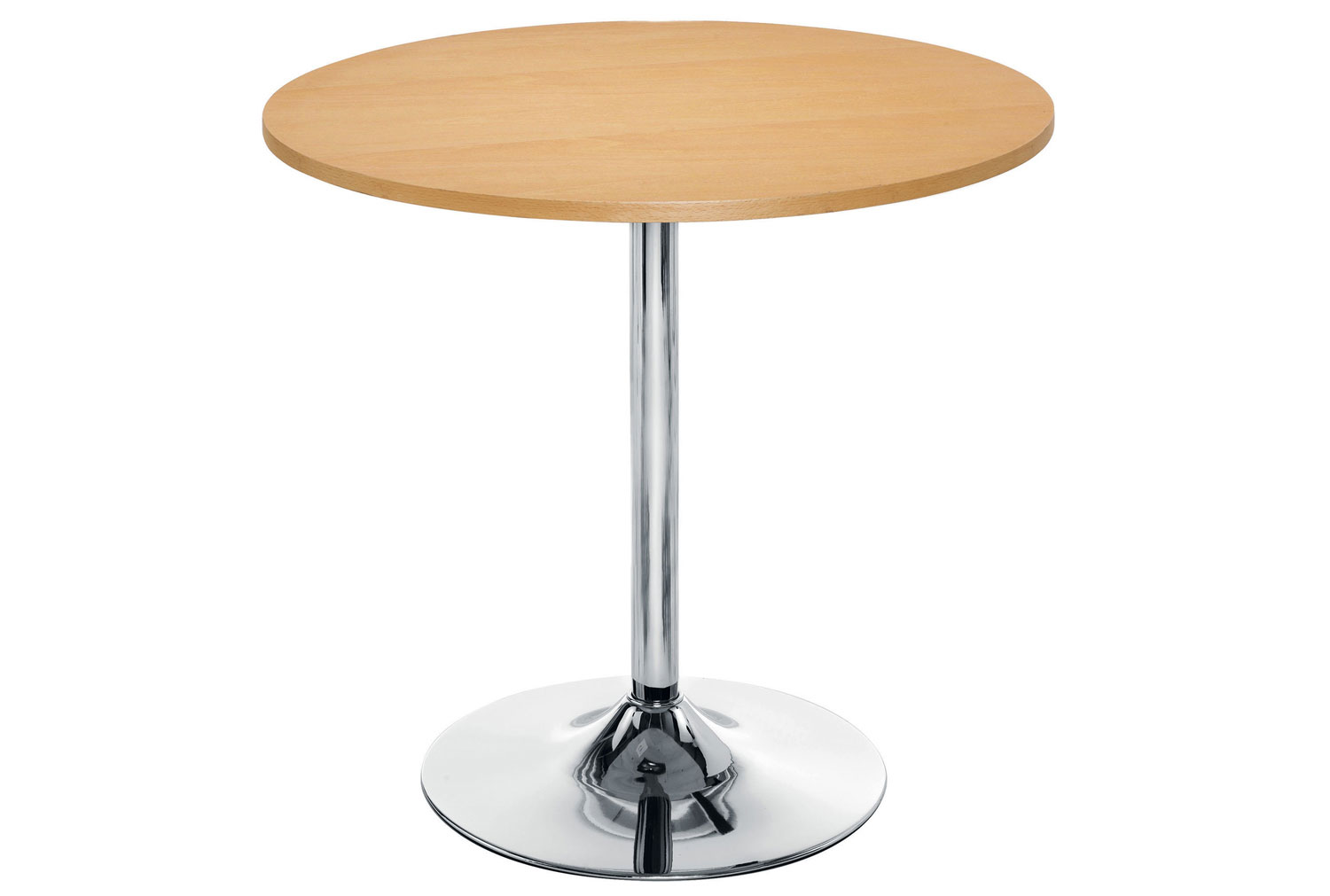 Angelo Trumpet Base Bistro Table, Beech