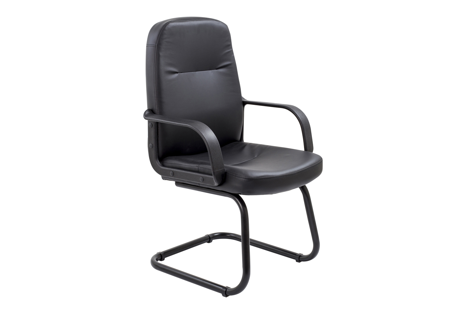 Colwin Cantilever Leather Look Chair