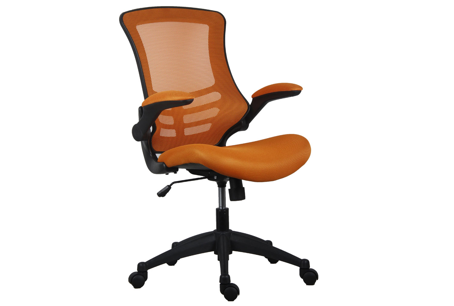 Clara High Mesh Back Operator Office Chair, Orange