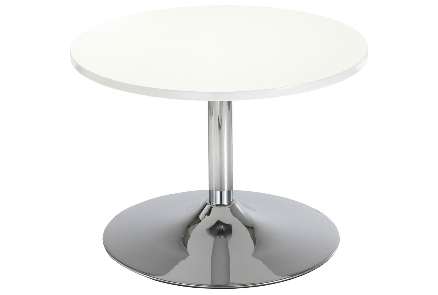 Medway Round Coffee Table, White