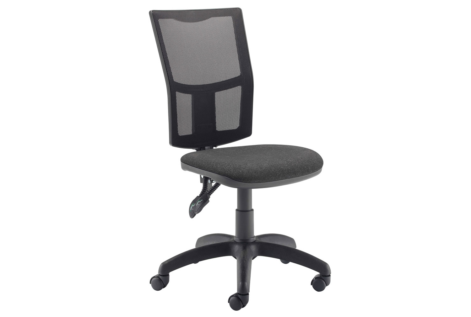 Serene Mesh Back Operator Office Chair, No Arms, Charcoal, Fully Installed