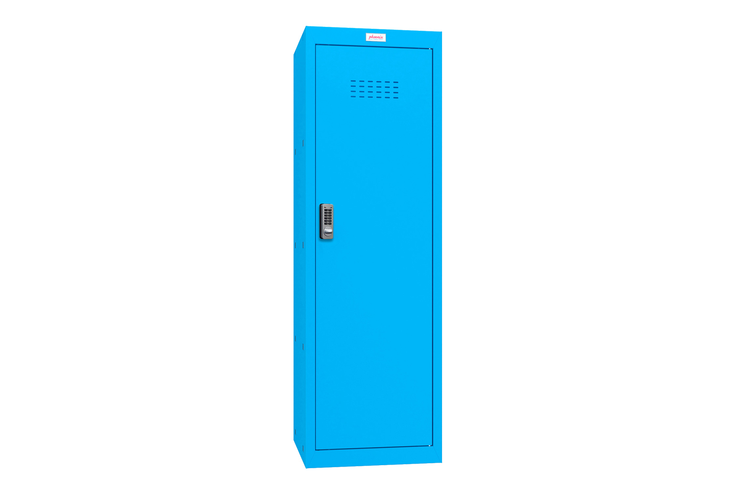 Phoenix CL Series Cube Lockers, 3 Shelf - 40wx40dx127h (cm), Electric Lock, Blue, Express Delivery