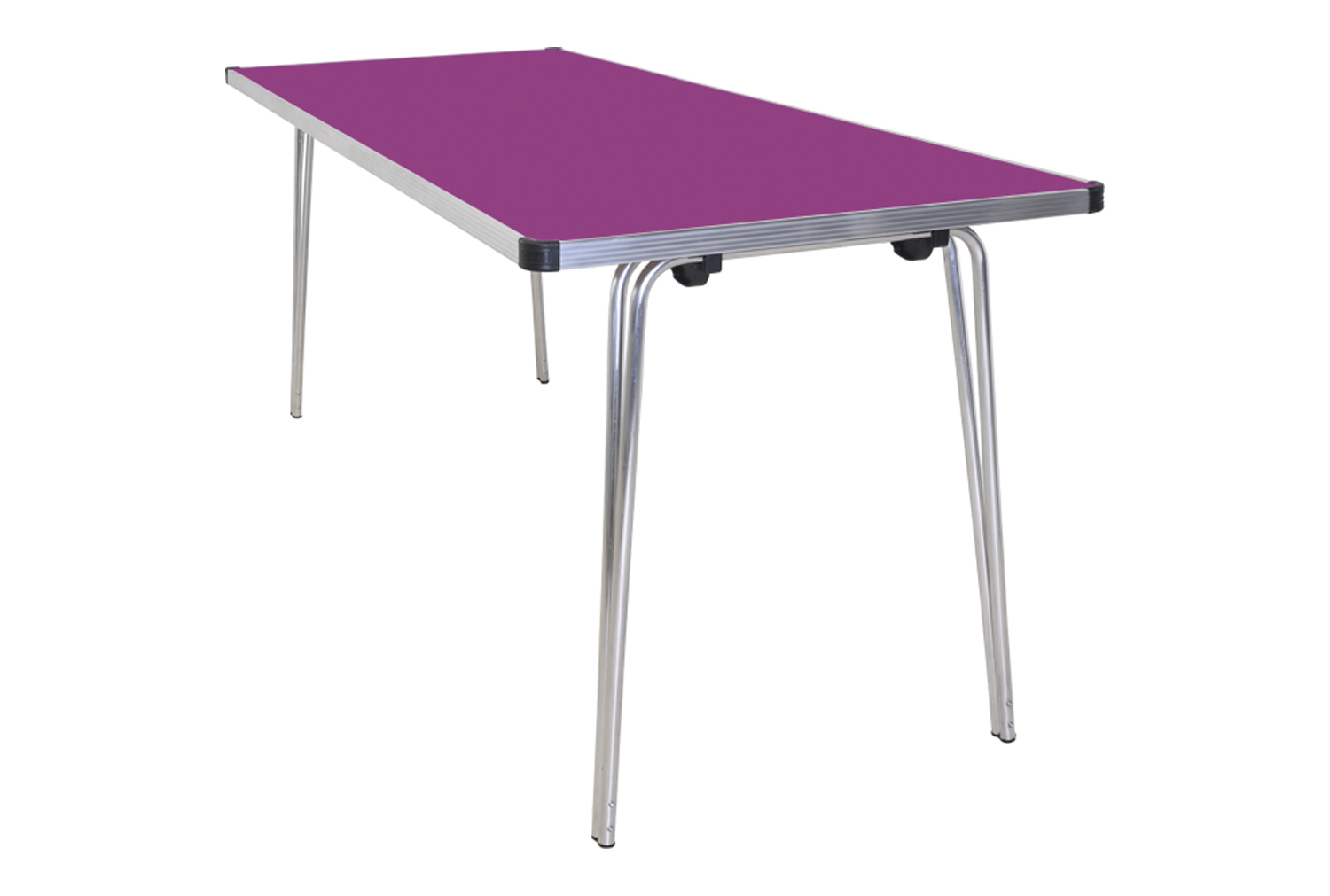 Gopak Contour Plus Folding Table, 122wx61d (cm), Fuchsia