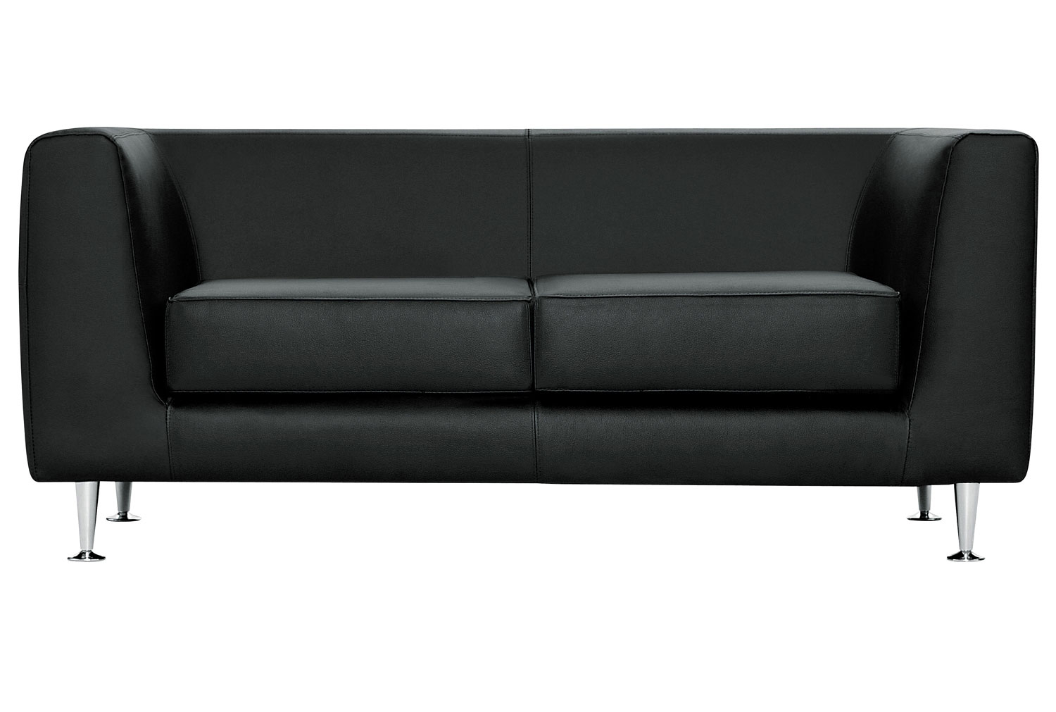 River 2 Seater Sofa, Black