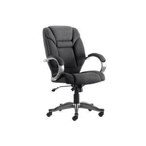 Fiji Fabric Executive Chair (Black)