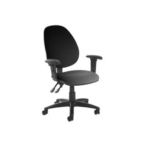Vantage Plus High Back PCB Vinyl Operator Chair With Adjustable Arms