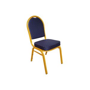Murad Steel Framed Stacking Banquet Chair (Gold Frame)