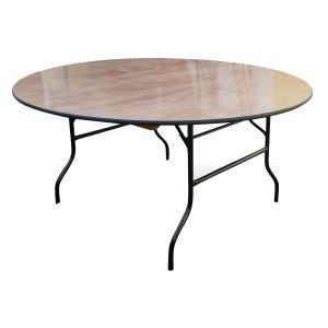 Suttner Round Folding Trestle Table