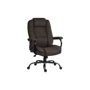 Colossal Duo Executive Brown Fabric Chair