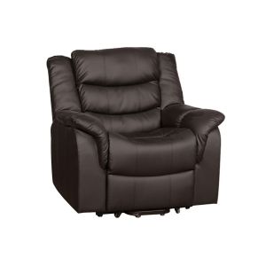 Hunter Leather Recliner Armchair (Brown)