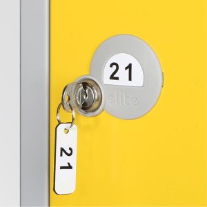 Numbered Key Fob for Elite Lockers
