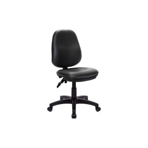 Barker High Back Vinyl Operator Chair No Arms