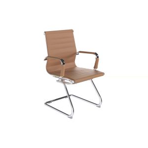 Andruzzi Bonded Leather Cantilever Chair (Brown)