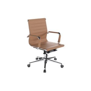 Andruzzi Medium Back Bonded Leather Executive Chair (Brown)