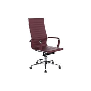 Andruzzi High Back Bonded Leather Executive Chair (Ox Blood)