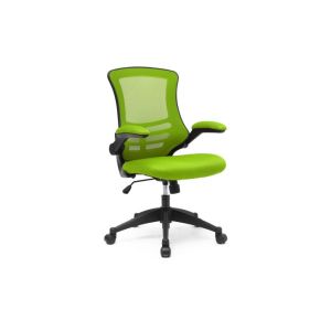 Moon High Mesh Back Operator Chair With Black Base (Lime Green)