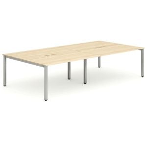 All Maple Double Back To Back Bench Desk