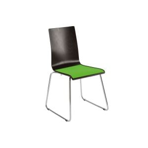 Cassie Sled Base Chair With Upholstered Seat