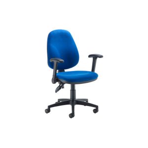 Notion High Back Fabric Operator Chair With Folding Arms