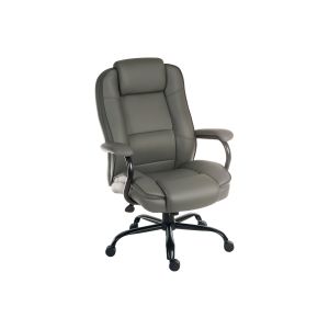 Colossal Duo Executive Grey Leather Chair