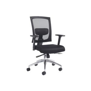 Eclipse Fabric High Back Operator Chair With Arms