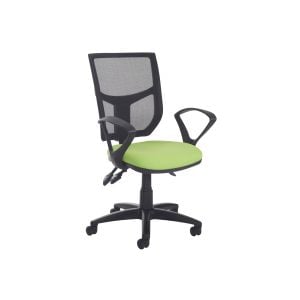 Gordy 2 Lever High Mesh Back Operator Chair With Fixed Arms