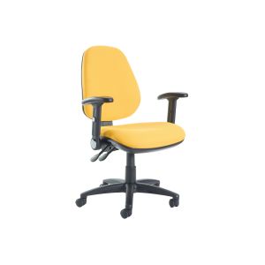 Gilmour High Back Fabric Operator Chair With Folding Arms