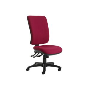 Polnoon Extra High Back Fabric Operator Chair No Arms