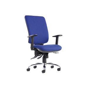 Polnoon 24 Hour Fabric High Back Operator Chair