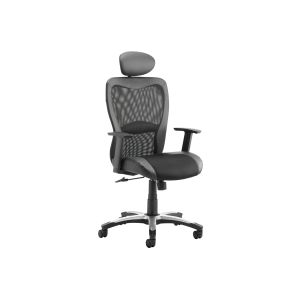 Canica High Mesh Back Operator Chair With Headrest