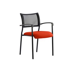 Tokyo Stacking Conference Armchair (Black Frame)