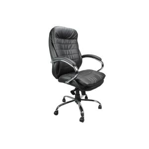 Nairn Black Leather Faced Executive Chair