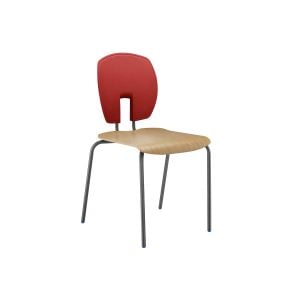 Hille SE Curve Classroom Chair With Wooden Beech Seat
