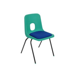 Hille E Series Chair With Upholstered Seat