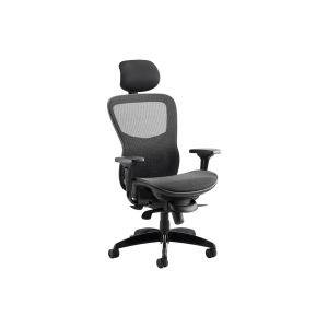 Covert Synchro High Mesh Back Operator Chair With Headrest
