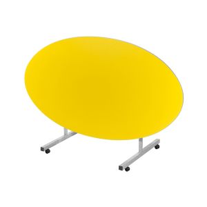 Oval Tilt Top Mobile Tables