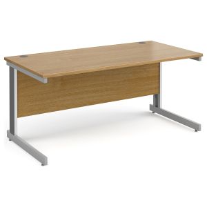 All Oak Deluxe Rectangular Desk