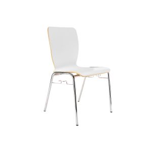 Pack of 4 Cooper Stacking Side Chairs With Link