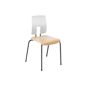 Hille SE Classic Classroom Chair With Beech Wooden Seat