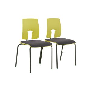 Hille SE Classic Linking Classroom Chair With Seat Pad