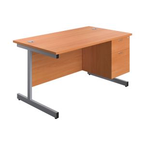 Proteus I Clerical Desk With 2 Drawers