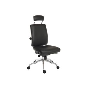 Baron Deluxe 24 Hour High Back Polyurethane Operator Chair With Headrest
