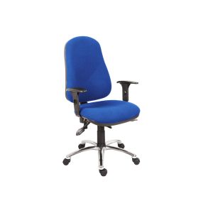 Comfort Ergo 24 Hour High Back Operator Chair With Chrome Base (Fabric)