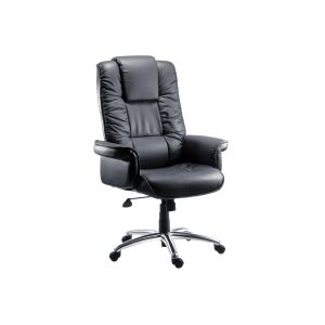 Roma Black Bonded Leather Executive Chair