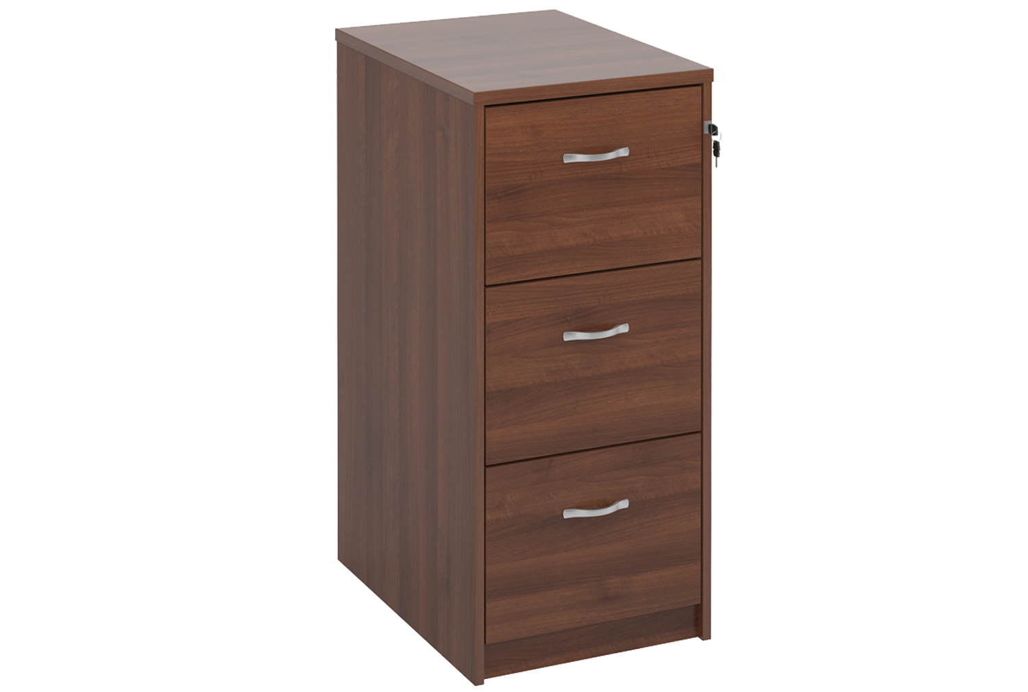 Tully Filing Cabinets, 3 Drawer - 48wx66dx105h (cm), Walnut