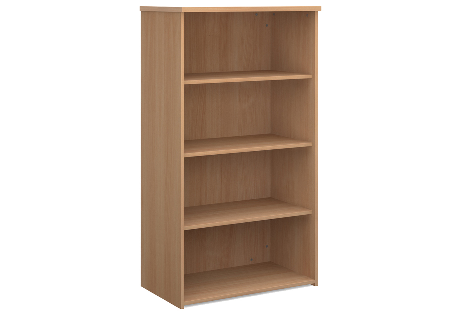 Value Line Office Bookcases, 3 Shelf - 80wx47dx144h (cm), Beech, Fully Installed